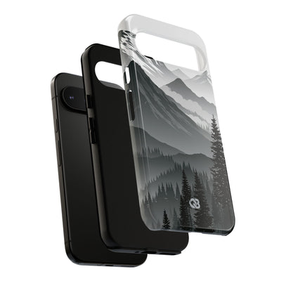 Grey Tough Phone Case for Google Pixel - Granite Ridge Mist
