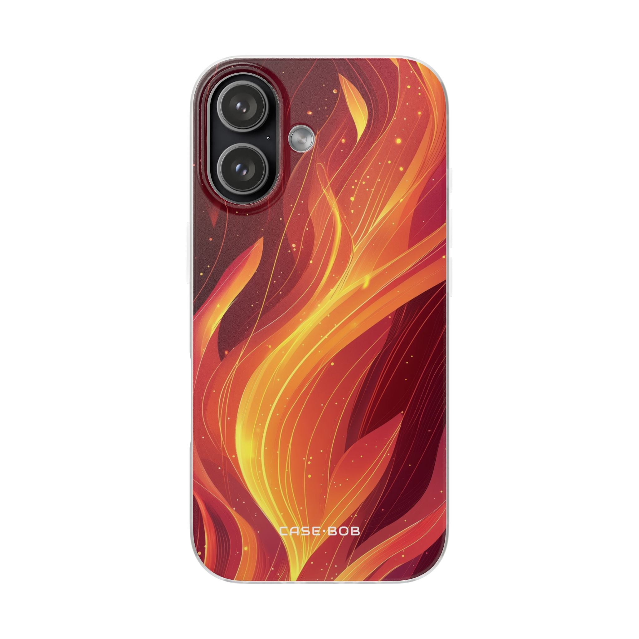 Flaming Flow iPhone 17 Case - Soft - CASE•BOB