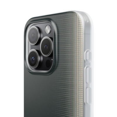 Grey Lite Phone Case for iPhone - Charcoal Tech Grid