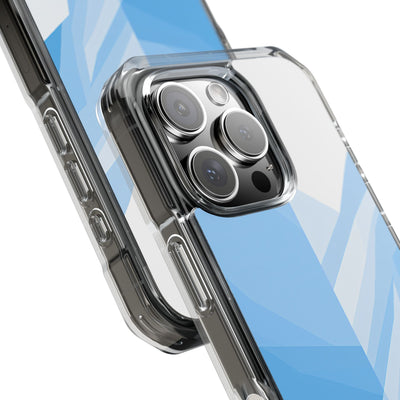 Blue Impact MagSafe Phone Case for iPhone - Arctic Glacial Ridge