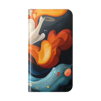 Fiery Swirl - iPhone 16 Plus Case - Wallet