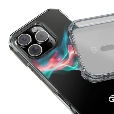 Digital Frequency · Clear Impact Magnetic Phone Case for iPhone · Black