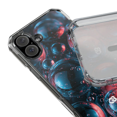 Aqua Gel Spheres · Clear Impact Magnetic Phone Case for iPhone · Blue