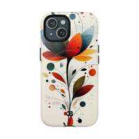 Abstraktes Burnt-Petal-Motiv · Tough+ Case · MagSafe