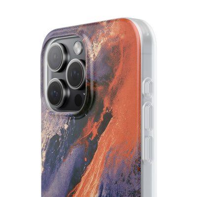 Solar Aura Drift · Lite Phone Case for iPhone ·  Orange