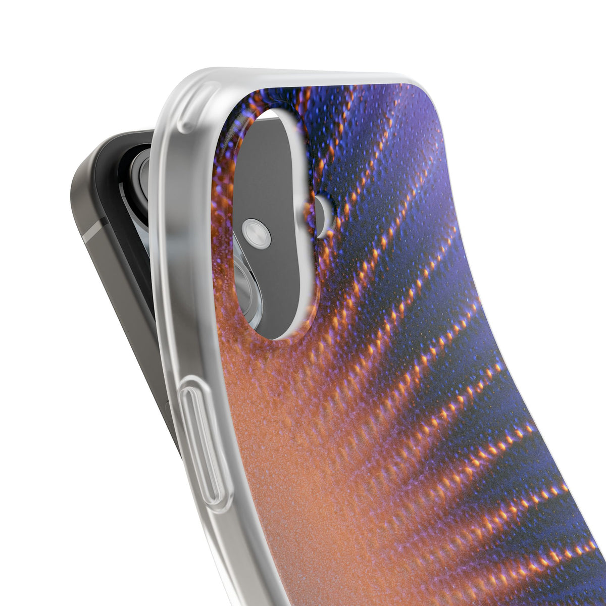 Luminous Aura Burst · Lite Phone Case for iPhone ·  Blue