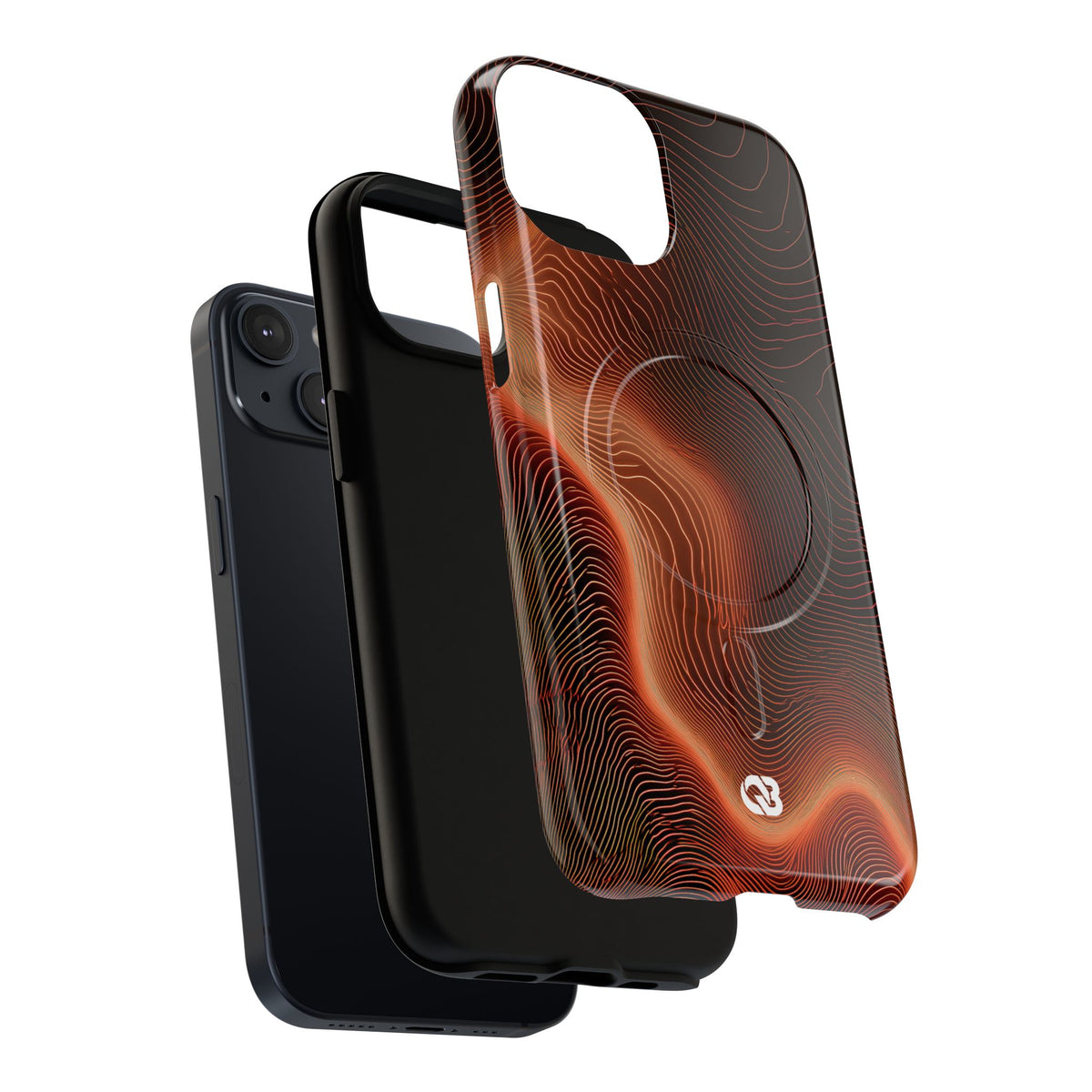 Caldera Ridge · Tough 2.0 Magnetic Phone Case for iPhone · Orange