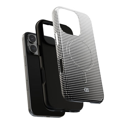 Black Tough 2.0 Magsafe Phone Case for iPhone - Obsidian Halftone Flux