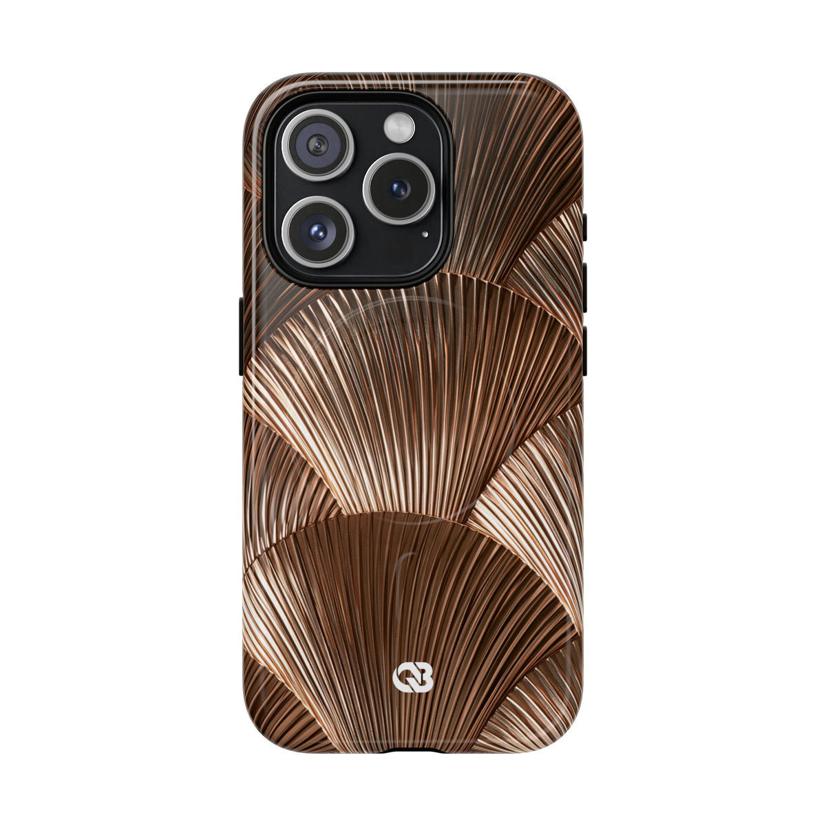 Rose Gilded Fan · Tough 2.0 Magnetic Phone Case for iPhone · Gold