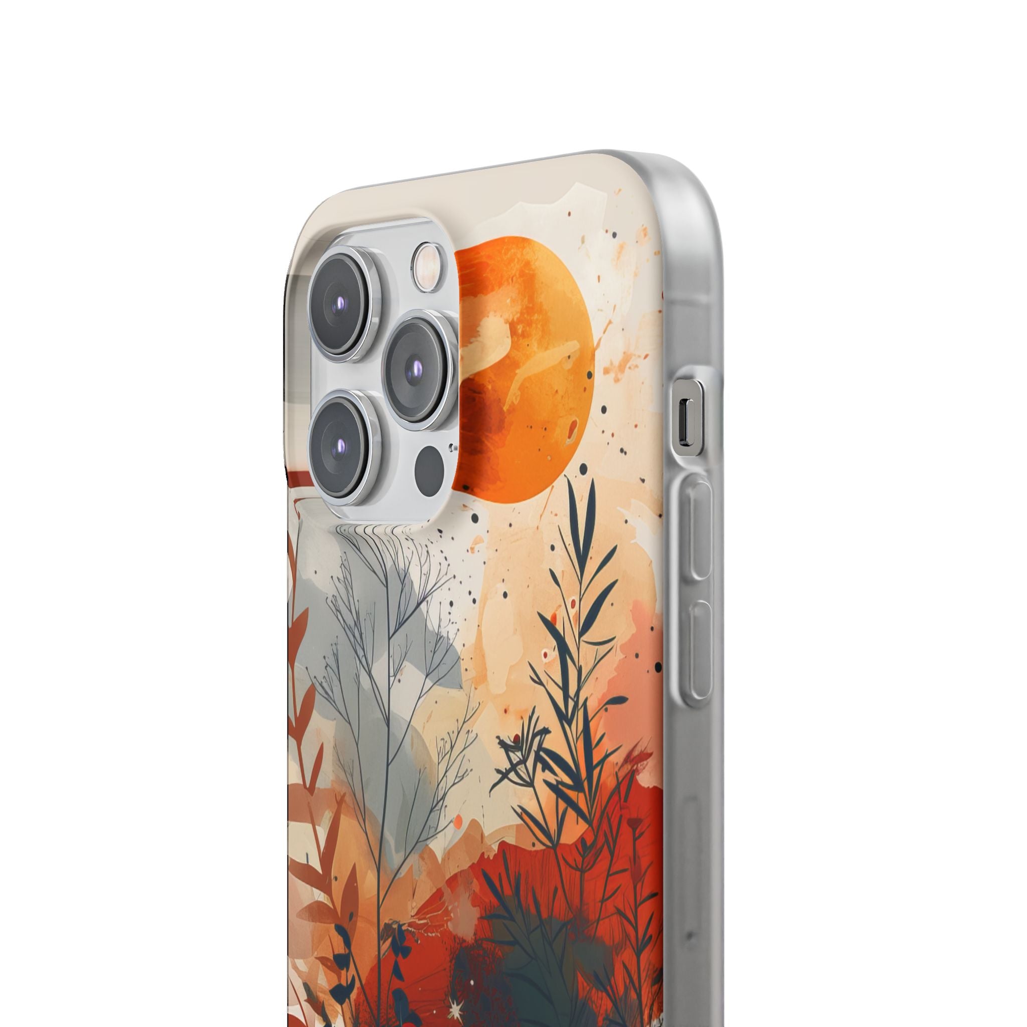 Orange Solstice iPhone 14 Pro Max Case - Soft