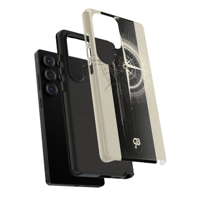 Beige Tough Phone Case for Samsung - Zenith Vector Spire