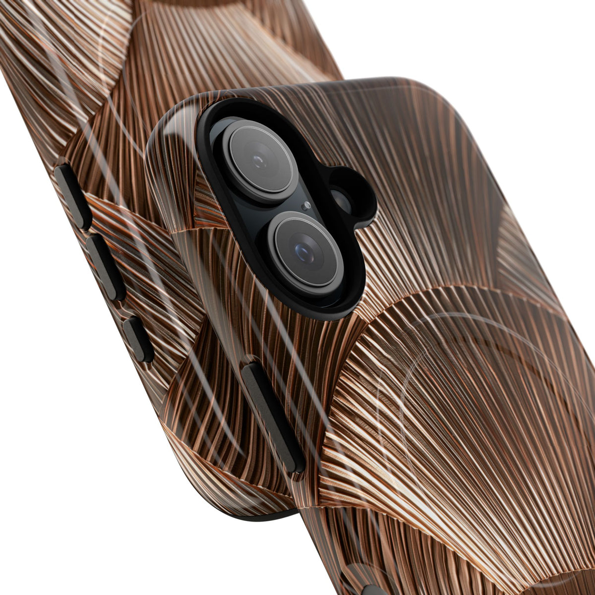 Rose Gilded Fan · Tough 2.0 Magnetic Phone Case for iPhone · Gold