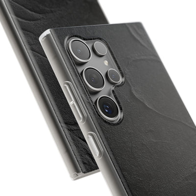 Obsidian Stucco Relief · Lite Phone Case for Samsung · Black