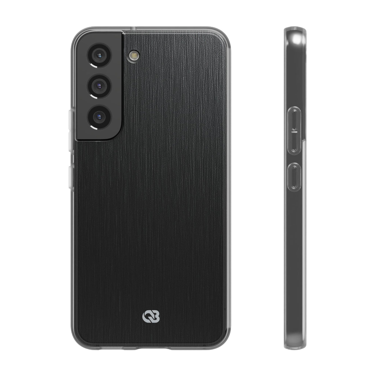 Obsidian Brushed Steel · Lite Phone Case for Samsung · Black