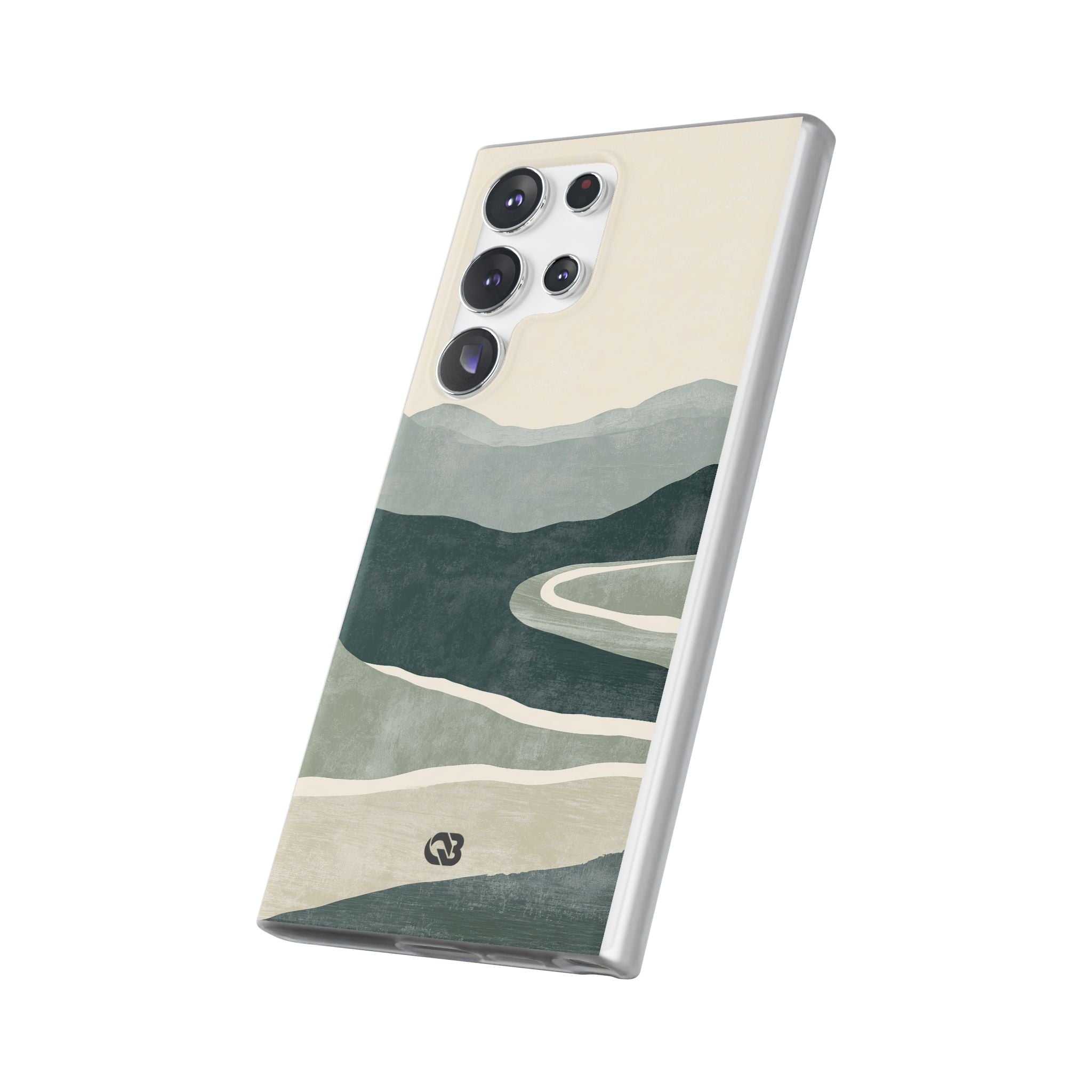Green Lite Phone Case for Samsung - Misty Sage Valley