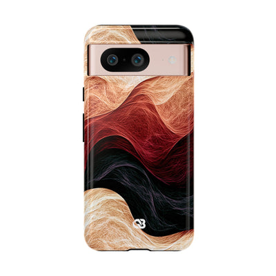 Ember Wave Dispersion · Tough Phone Case for Pixel ·  Red