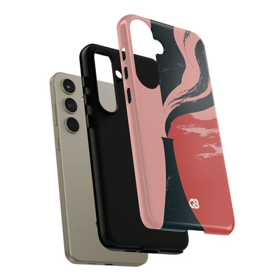 Pink Tough Phone Case for Samsung - Cinder Rose Plume