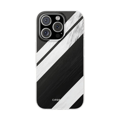 Distressed Stripe Motion iPhone 16 Pro Case - Soft