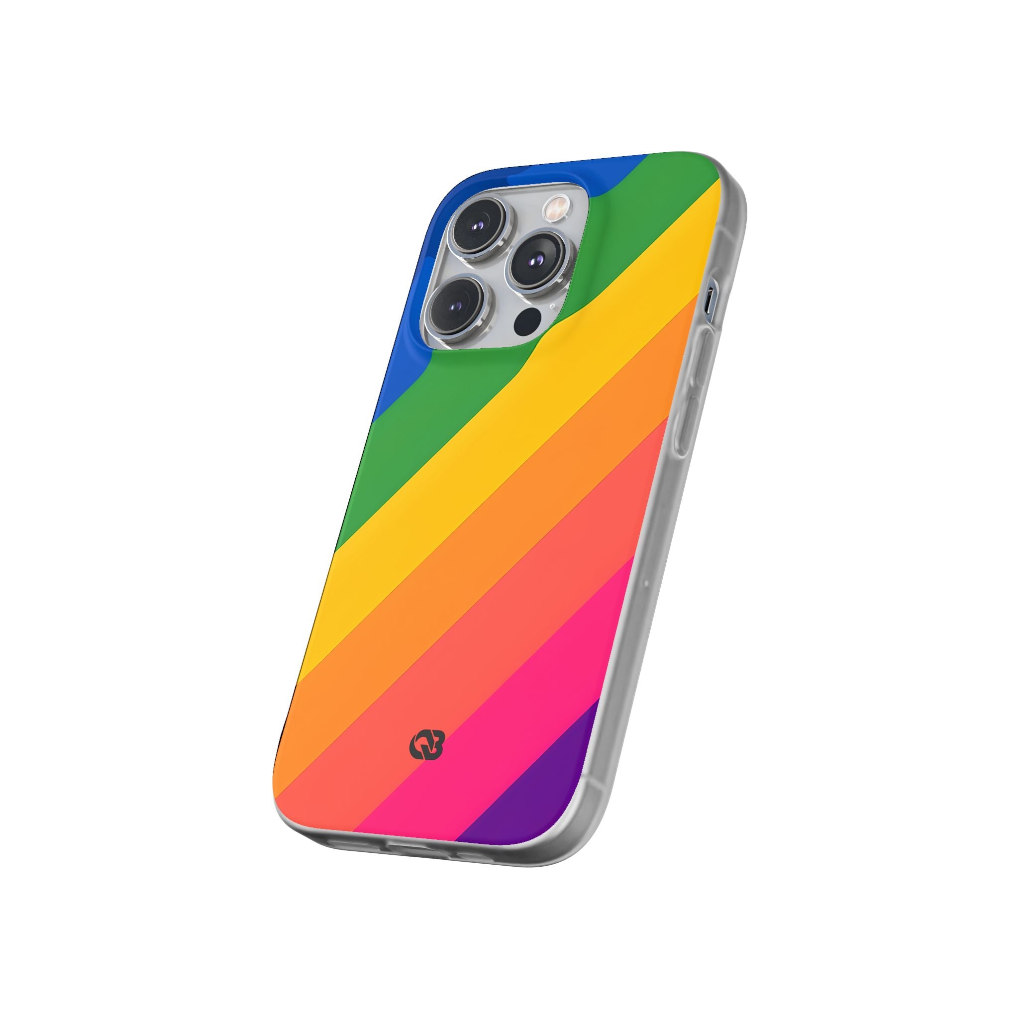 Vibrant Spectrum Slope · Soft Phone Case for iPhone