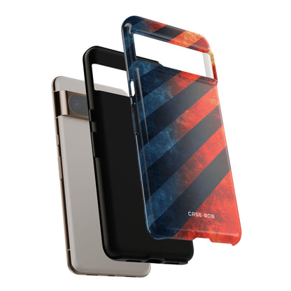 Diagonale Streifen Blaze Google Pixel 8 Pro Case - Tough