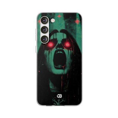 Crimson Emerald Scream · Soft Phone Case for Samsung
