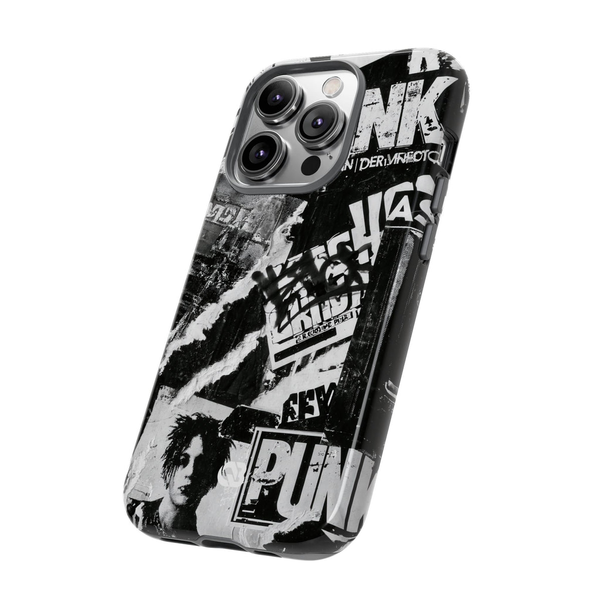 Underground Punk Collage · Tough Phone Case for iPhone · Black