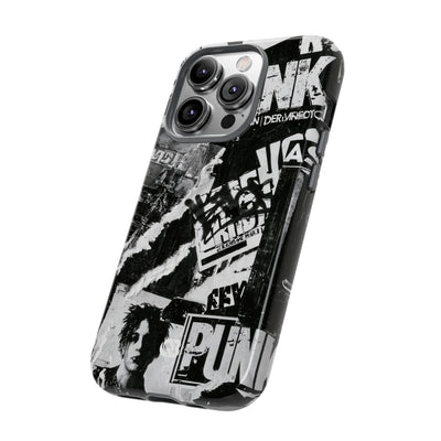 Underground Punk Collage · Tough Phone Case for iPhone · Black