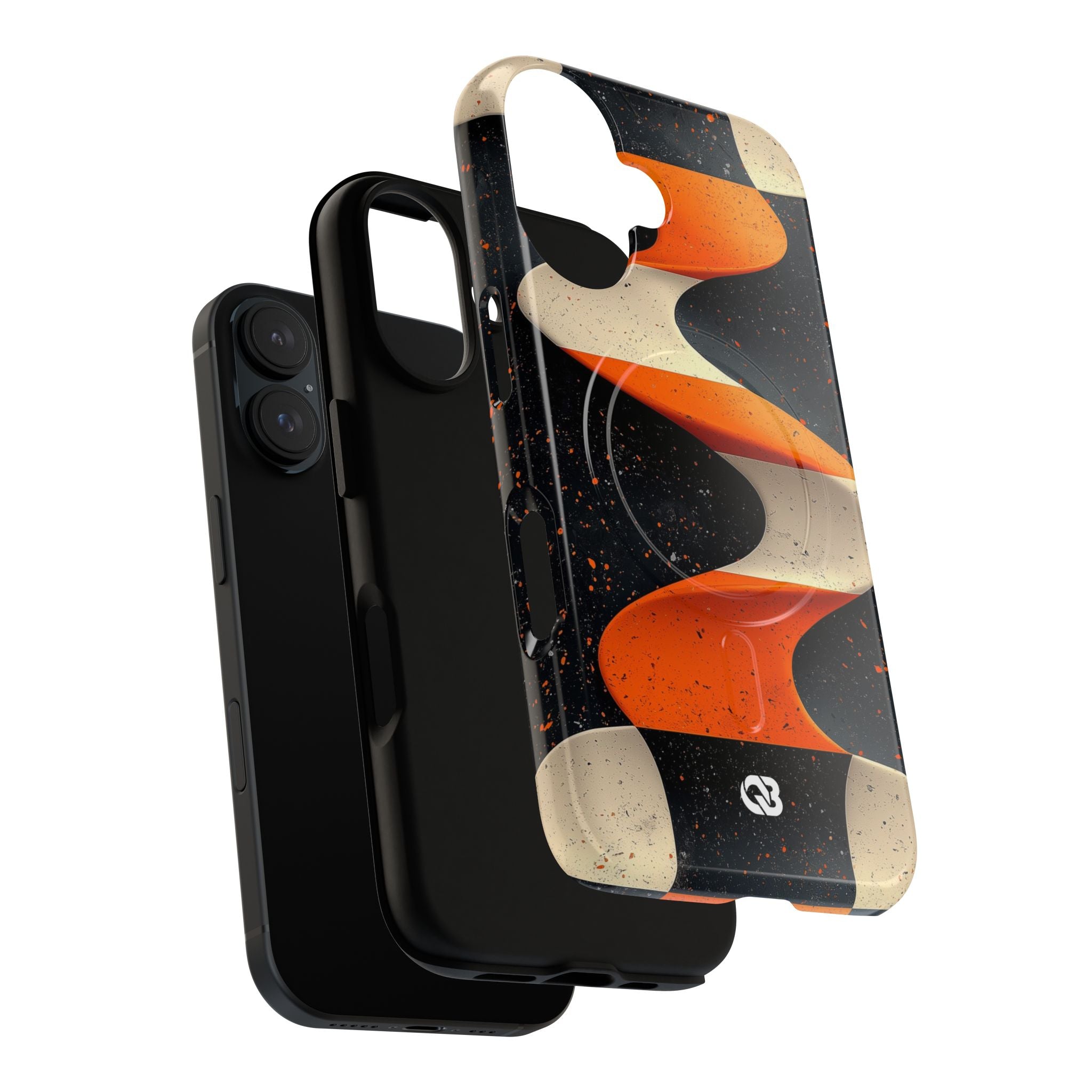Orange Grit Twist · Tough+ Phone Case for iPhone · Magsafe