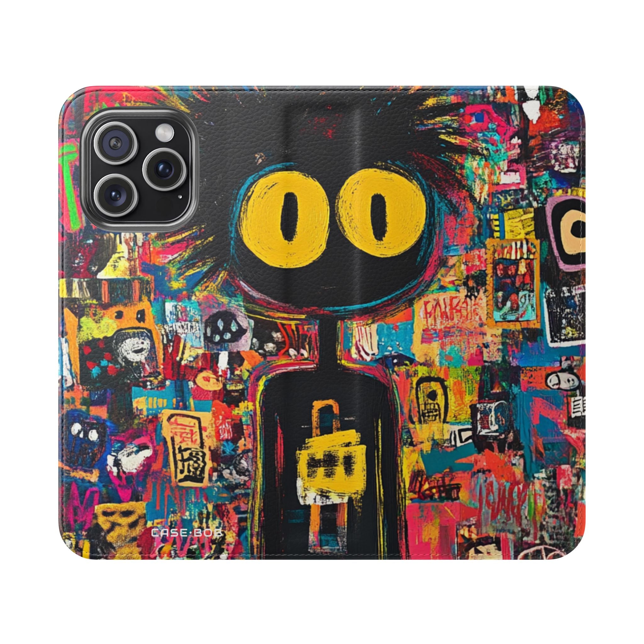 Yellow Eyes - iPhone 15 Pro Max Case - Wallet