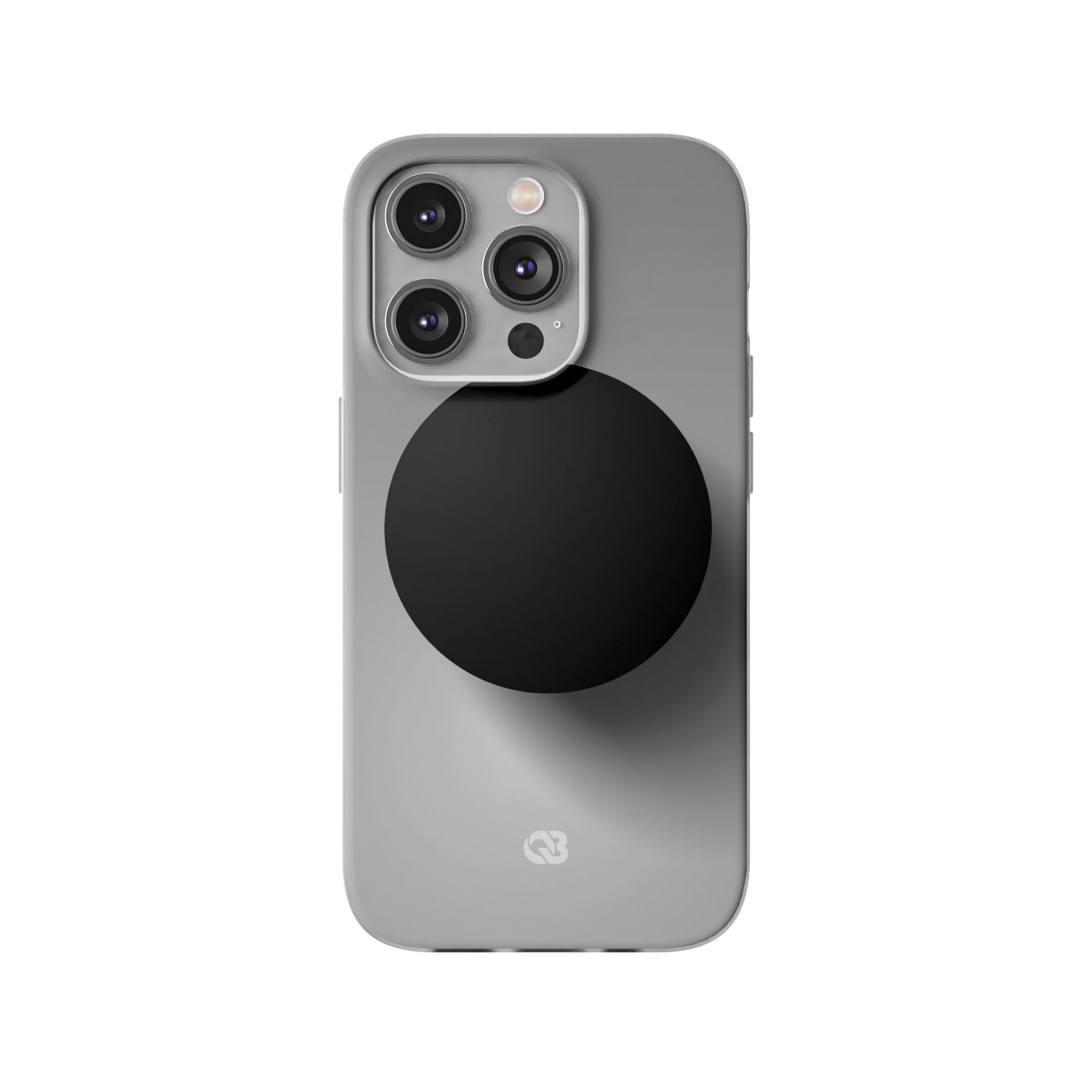 Grey Lite Phone Case for iPhone - Matte Onyx Sphere