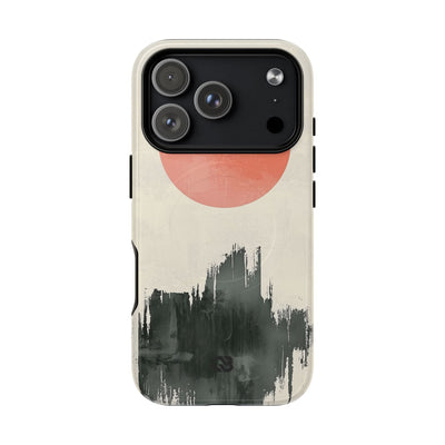 Crimson Sun Strokes · Tough+ Phone Case for iPhone · Magsafe