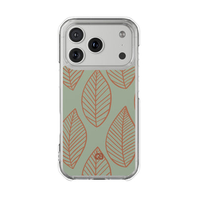 Sage Earth Leaves · Impact Telefoncover for iPhone · Magsafe