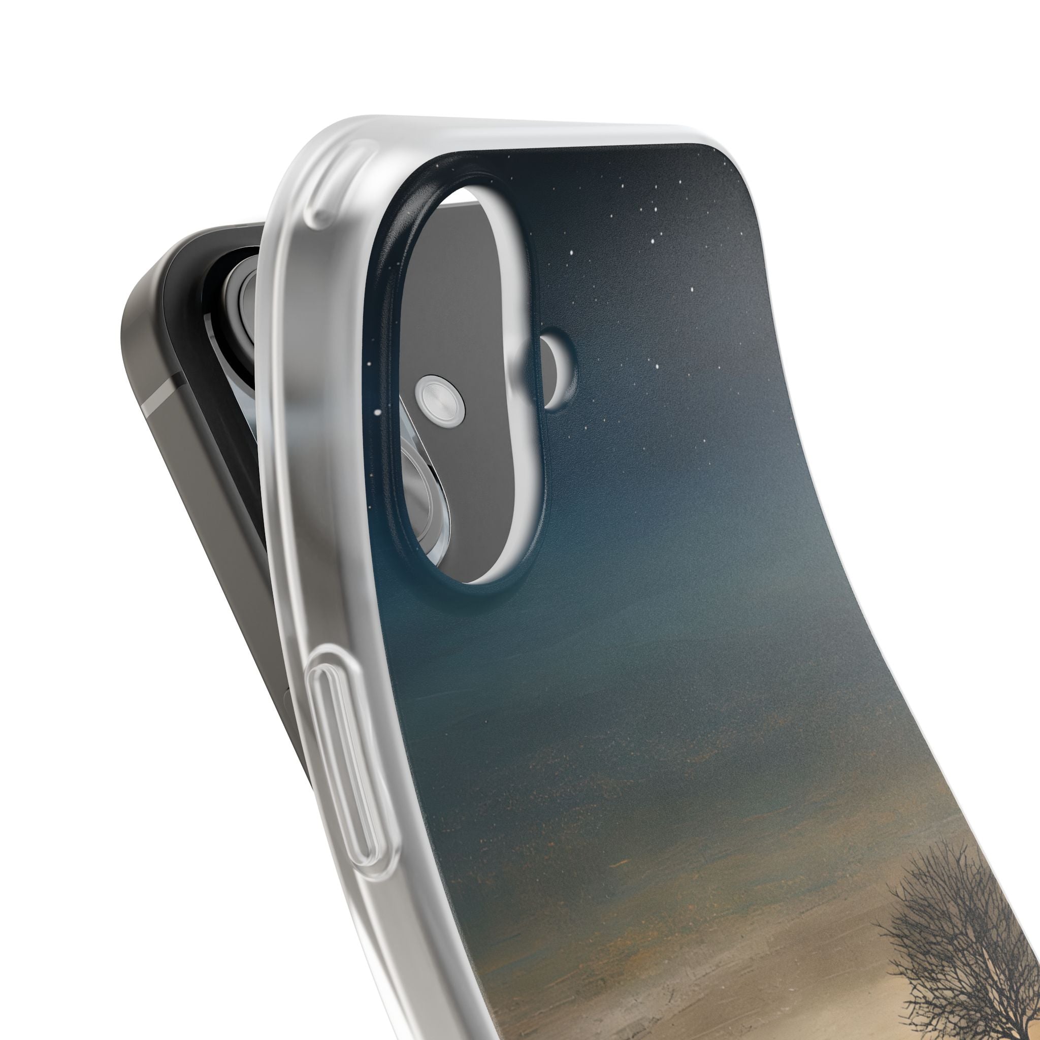 Midnight Cabin Glow · Soft Phone Case for iPhone