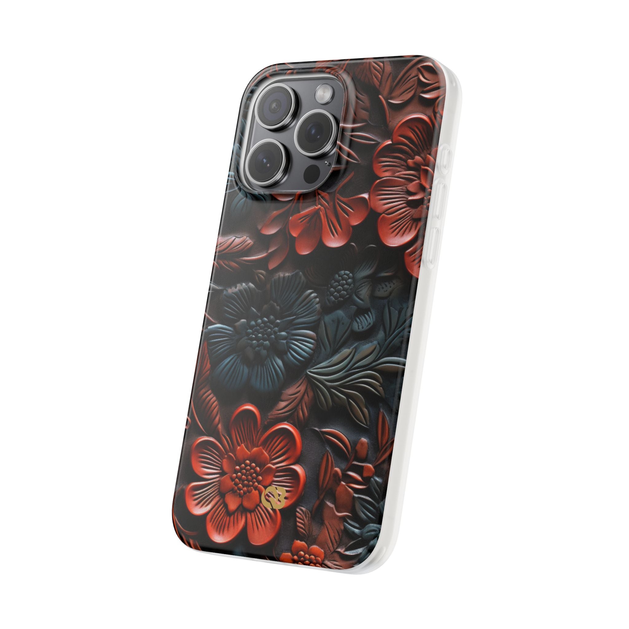 Carved Earth Bloom · Soft Phone Case for iPhone