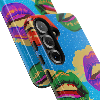 Färgglad Lipscape Samsung S25 Case - Tough