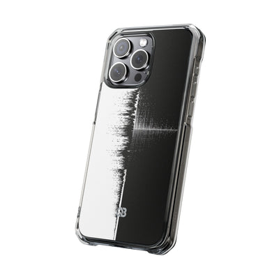 Black Impact MagSafe Phone Case for iPhone - Static Signal Split