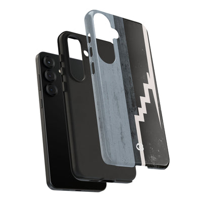 Grey Tough Phone Case for Samsung - Industrial Concrete Void