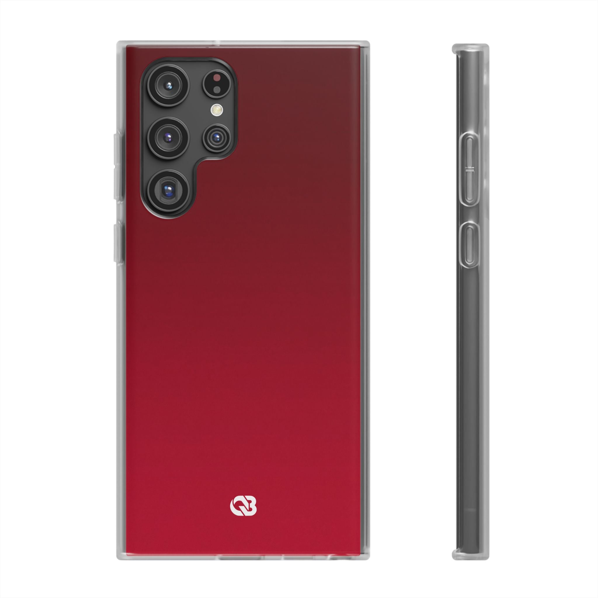 Red Lite Phone Case for Samsung - Crimson Velvet Fade