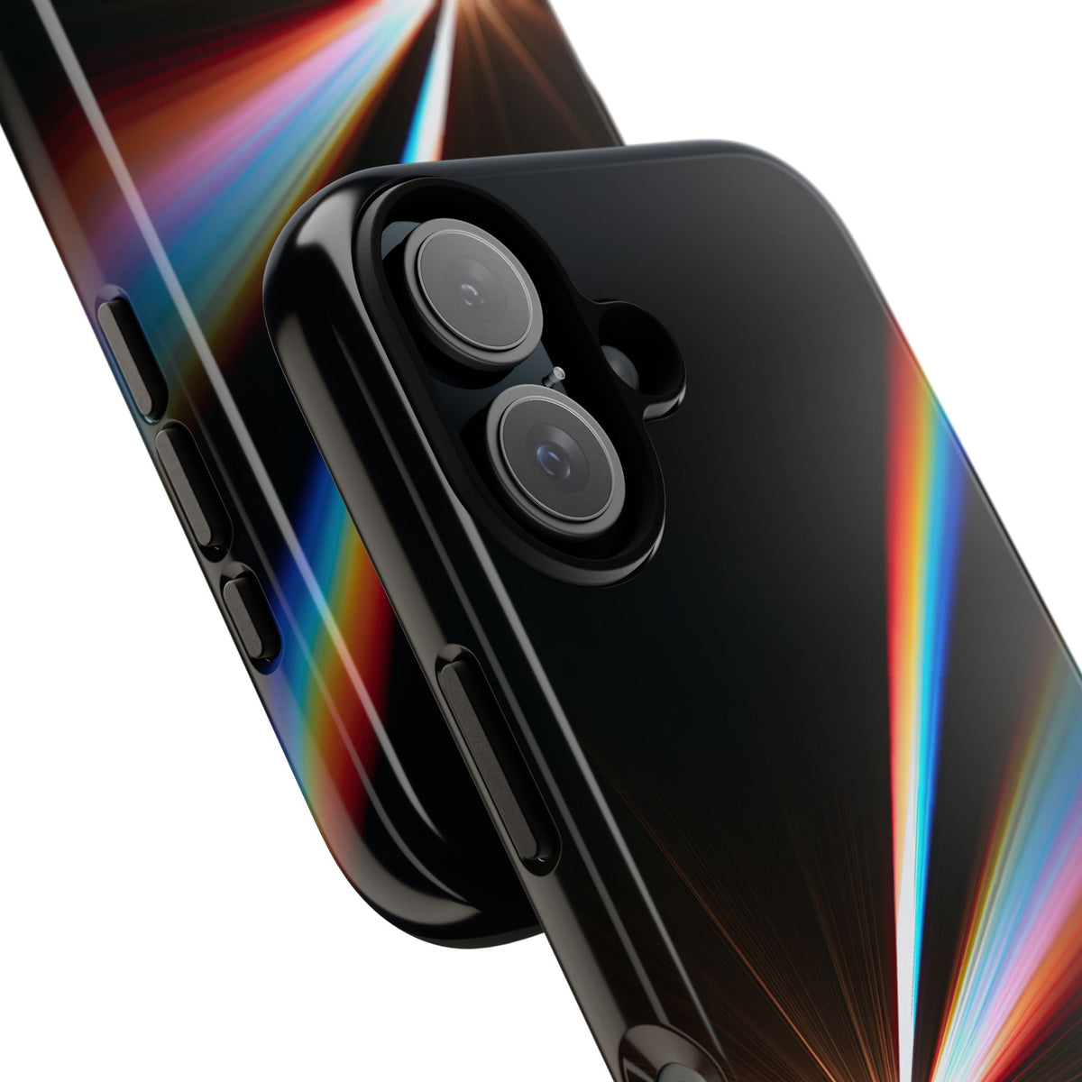 Spectral Refraction · Tough Phone Case for iPhone · Black