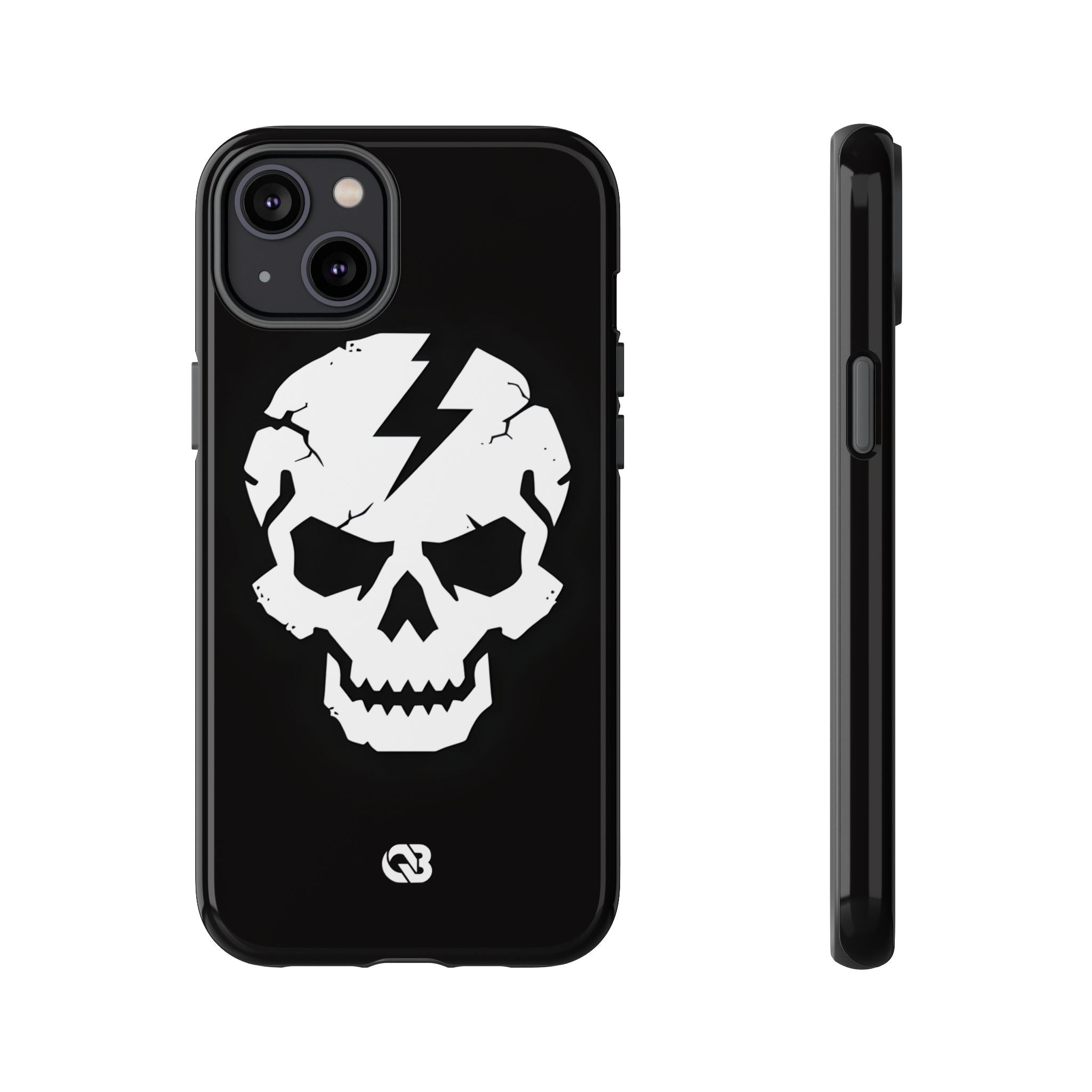 Shattered Bolt Skull · Tough Phone Case for iPhone
