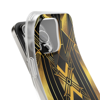 Golden Diamond Radiance iPhone 16 Pro Max Case - Soft