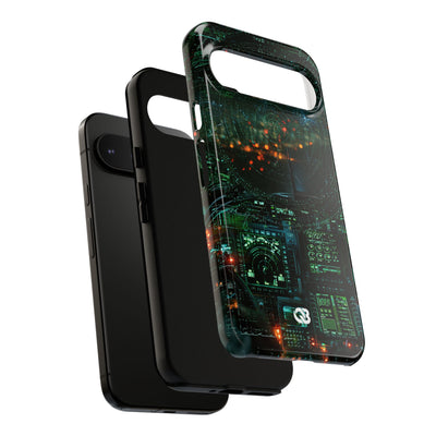 Tactical Avionics HUD · Tough Phone Case for Pixel ·  Green