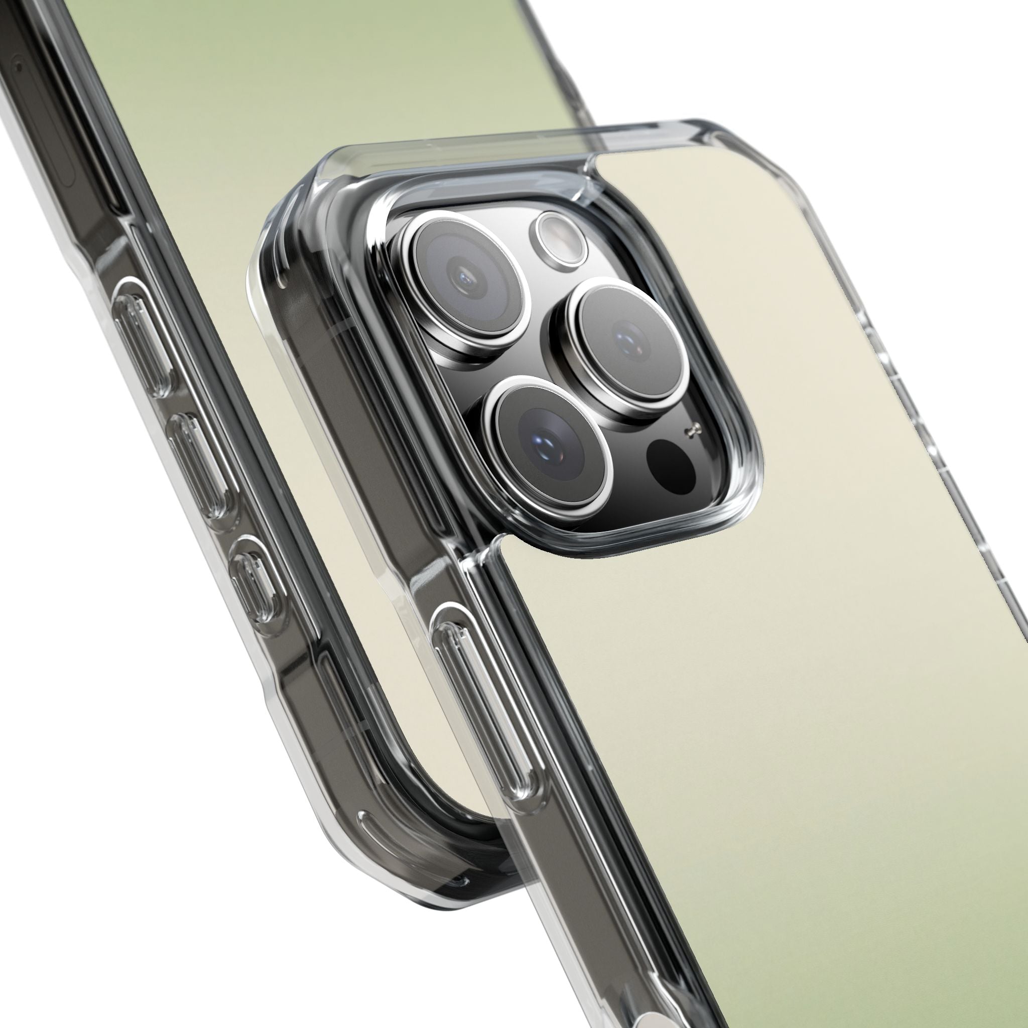 Green Impact MagSafe Phone Case for iPhone - Bone Sage Fade