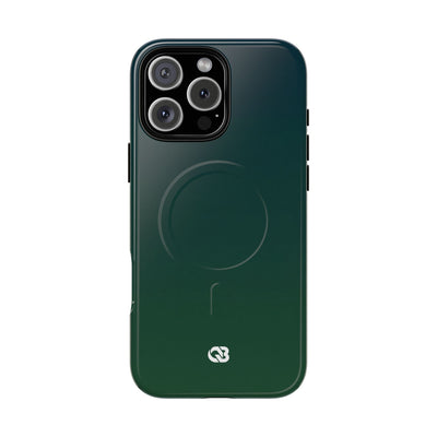 Green Tough 2.0 Magsafe Phone Case for iPhone - Midnight Pine Horizon