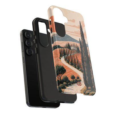 Orange Tough Phone Case for Samsung - Terracotta Ridge Trail