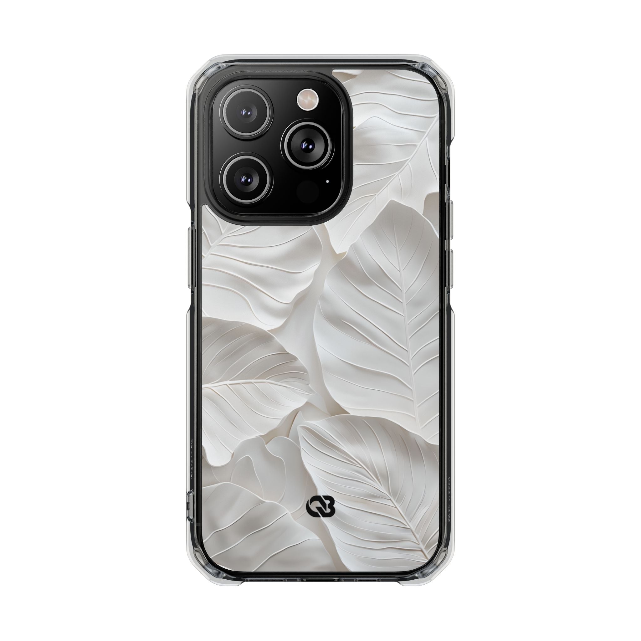Sculpted Ivory Leaves · Impact Phone Case for iPhone · Magsafe
