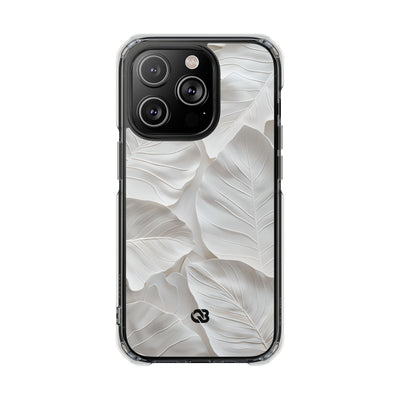 Sculpted Ivory Leaves · Impact Phone Case for iPhone · Magsafe
