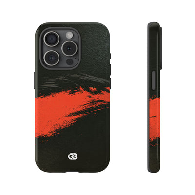 Crimson Raptor Noir · Tough Phone Case for iPhone · Black
