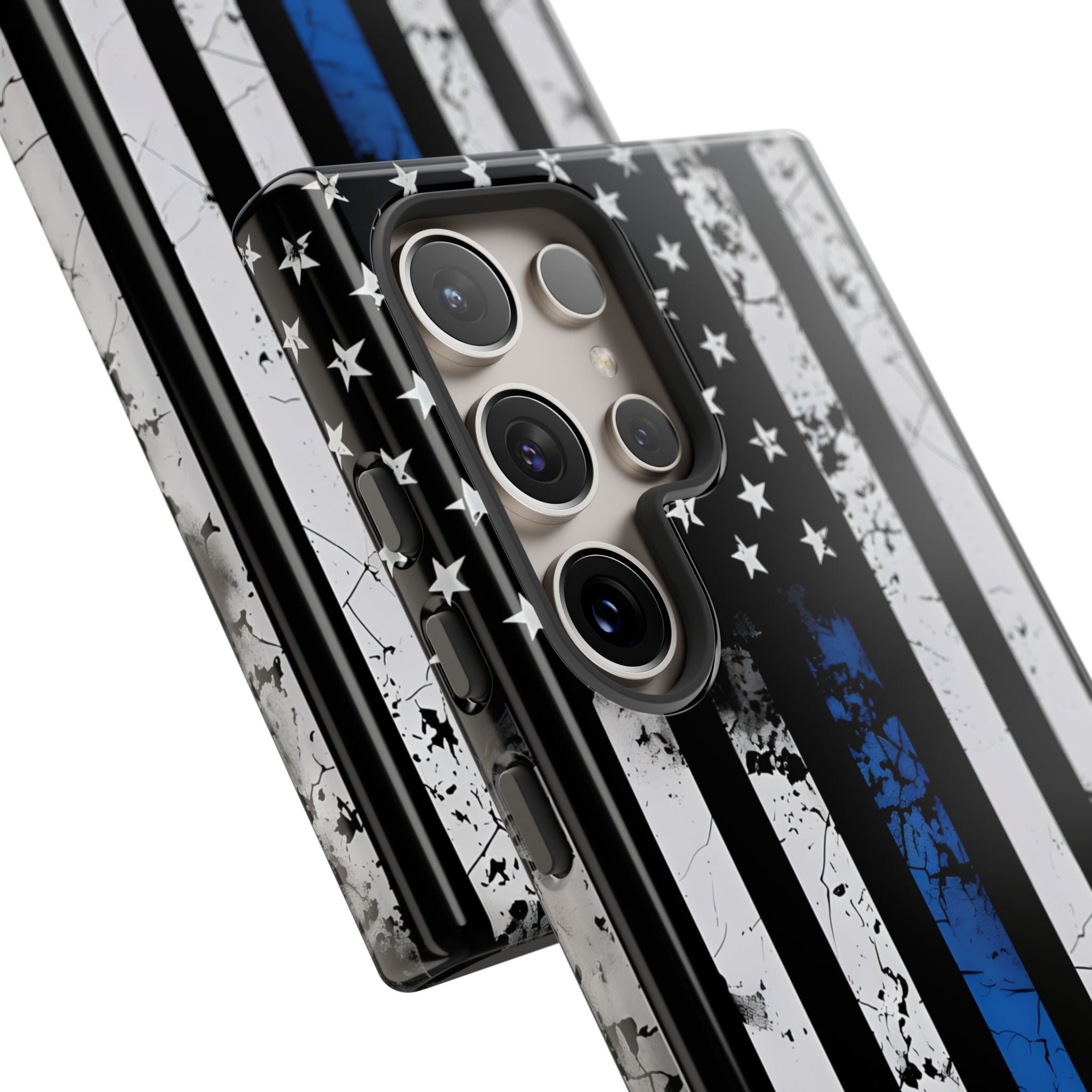 Gritty Cobalt Flag · Tough Handyhülle für Samsung