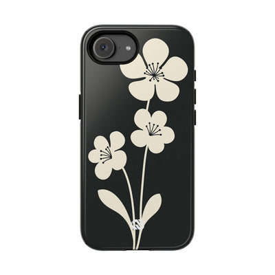 Nordic Blossom · Tough Phone Case for iPhone · Black
